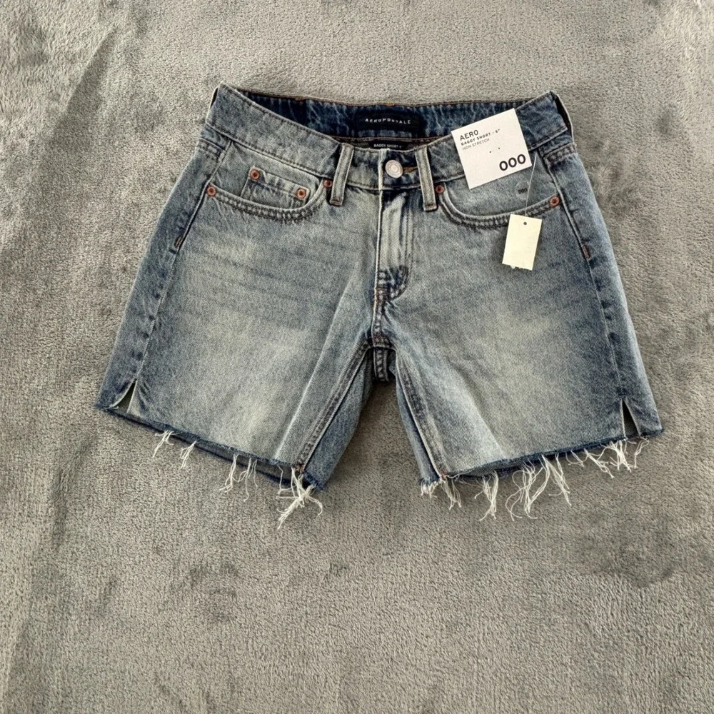 Aeropostale Baggy Short Womens 00 Non Stretch Denim Cutoff Jean Shorts 6